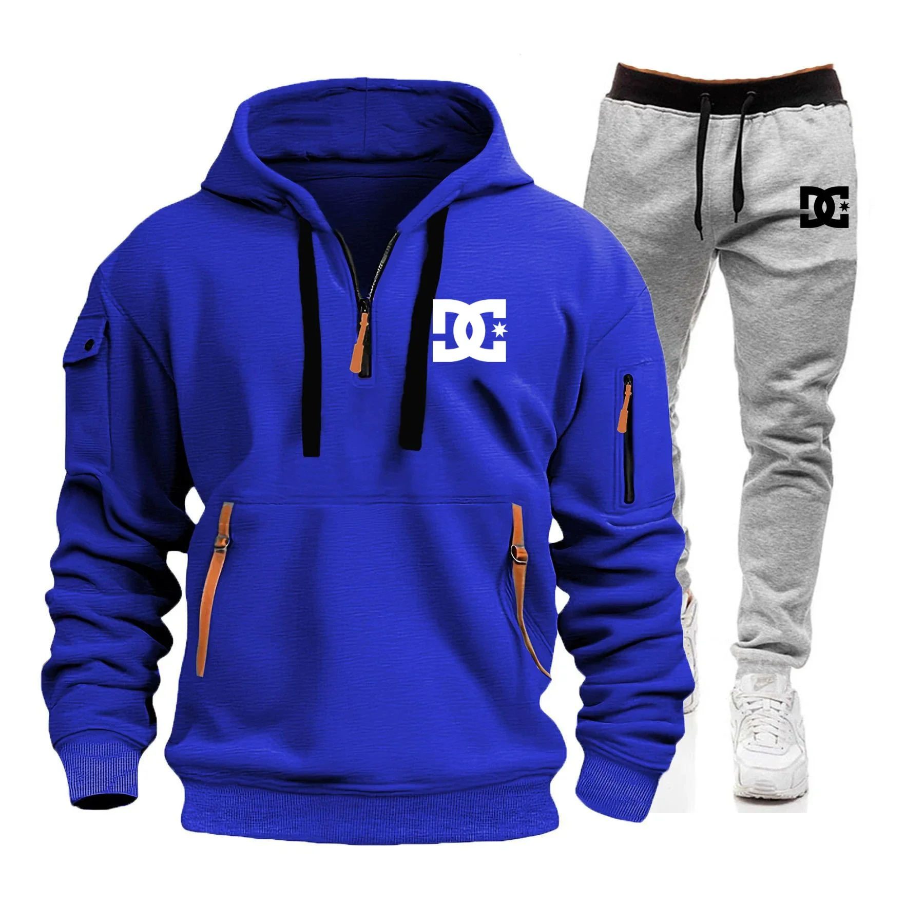 

New Casual Men's Suit, Men's Two-piece Sweatshirt and Sweatpants, Fashionable Autumn Sportswear for Men's Jogging Wear 2025