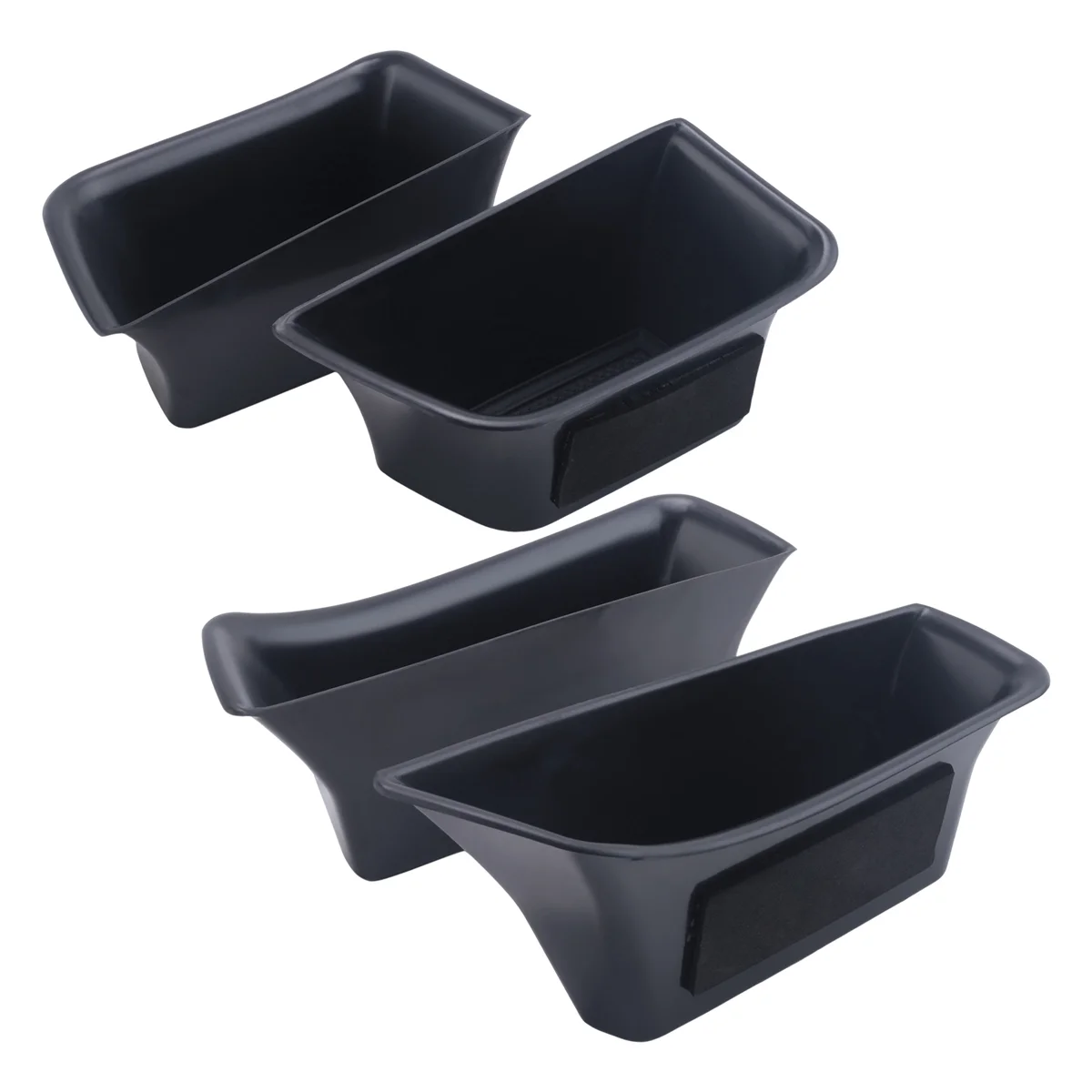 T61C_4 X Car Door Side Handle Pocket Storage Box Storage Organizer Tray Grab Handle Box For-Porsche Macan 2015-2021