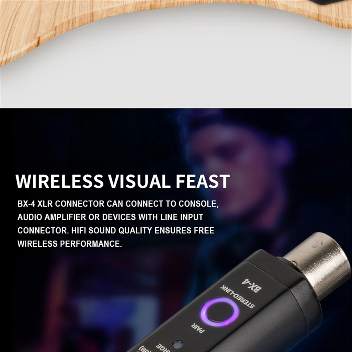 ABIY-BX-4 Ricevitore audio Bluetooth wireless per sistema audio in streaming musicale Bluetooth 4.0 Velocità di trasmissione elevata