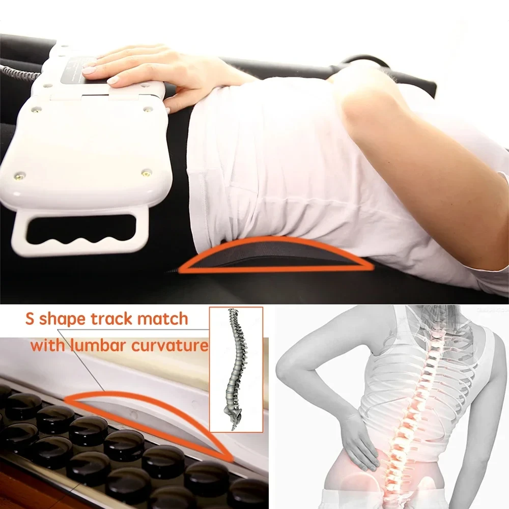 Foldable Korea Spine Body Massager S-Ceragem Master V3 V4 V6 Jade Roller therapy Bed with thermal jade mat infrared massage bed