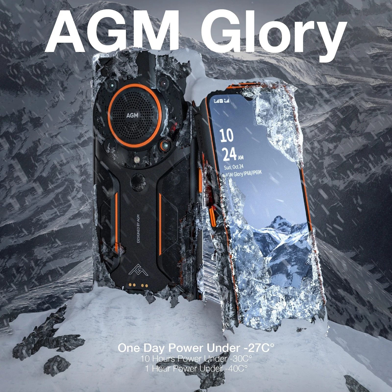 Agm Glory G1 SE สมาร์ทโฟนที่ทนทาน6.53 "LTPS Android 11 Snapdragon 480 OCTA core 8GB + 128GB กล้อง48MP NFC 6200mAh Mobile OTG