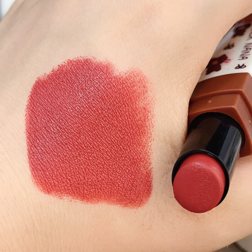 Barras de labios mate, rosa, marrón, resistente al agua, terciopelo duradero, Nude, rojo, café, marrón, brillo de labios hidratante, no es fácil de decolorar, maquillaje