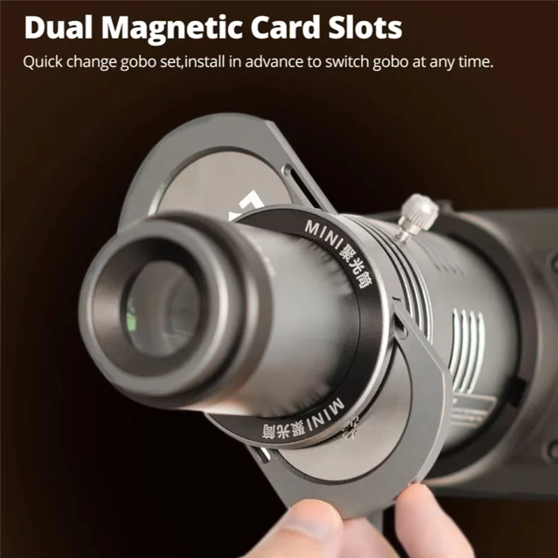 JABS-AL20 Photograph Flash Snoot Conical Lens Art Special Shaped  With Optical Spotlight Lens 20 Gobos