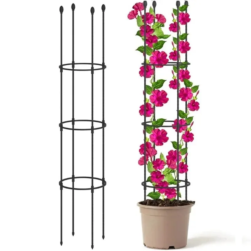 1 ensemble de treillis de jardin empilable de qualité supérieure, treillis à roses infiniment modulable pour plantes grimpantes, légumes, intérieur et extérieur