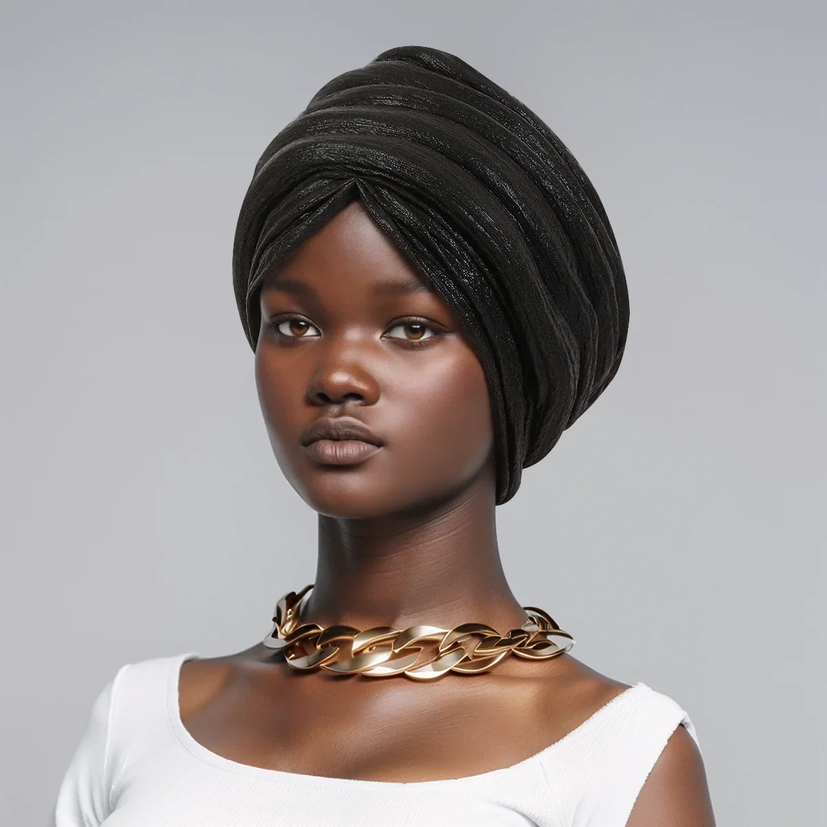 لامعة بريق المرأة الأفريقية قبعة عمامة جاهزة لارتداء نيجيريا السيارات Gele ربطة الرأس الإناث موضة بريق رئيس التفاف Turbante Mujer