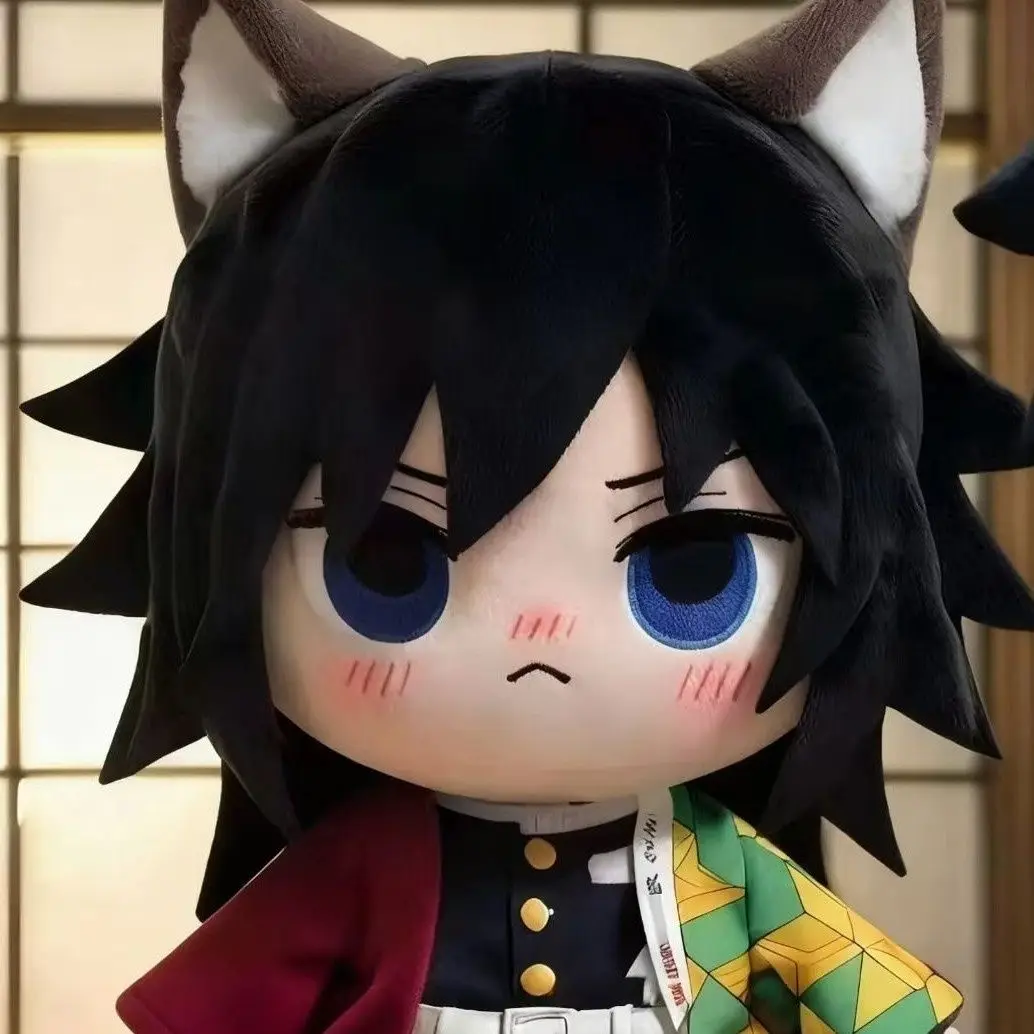 Gioco Tokitou Muichirou Tomioka Giyuu Anime Bella bambola di peluche Corpo Vestire Vestiti Peluche Peluche Figure Regalo 20 cm