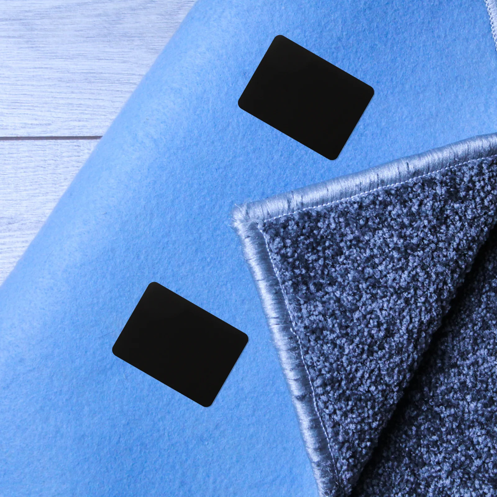 12 قطعة منصات البساط عدم الانزلاق البساط الشريط مكافحة الشباك السجاد ملصقات قابل للغسل الكلمة حصيرة وسادة لملصقات السجاد الرخام صفح #3