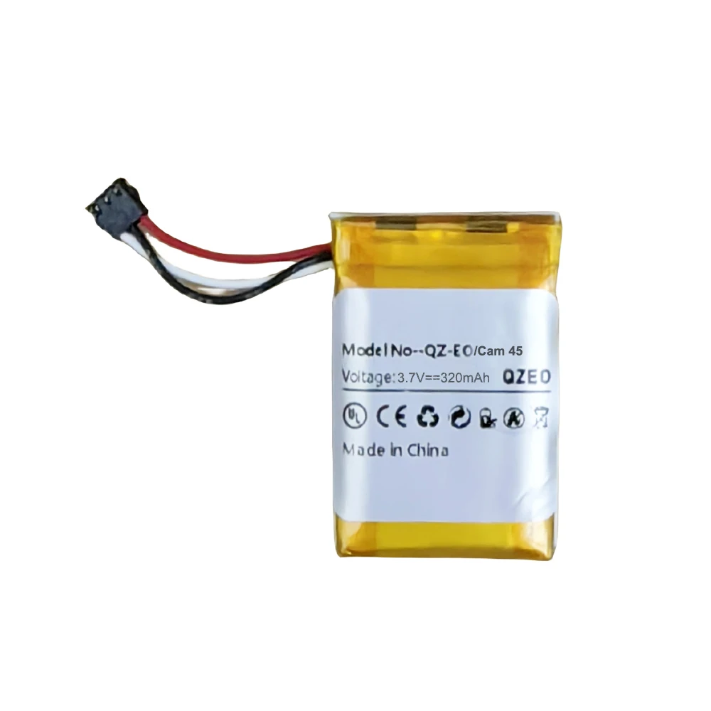 Batteria 250mAh Per Garmin Dash Cam 45/47/55/56/67 | Sostituisce 361-00103-00/01/10, Li-Polymer