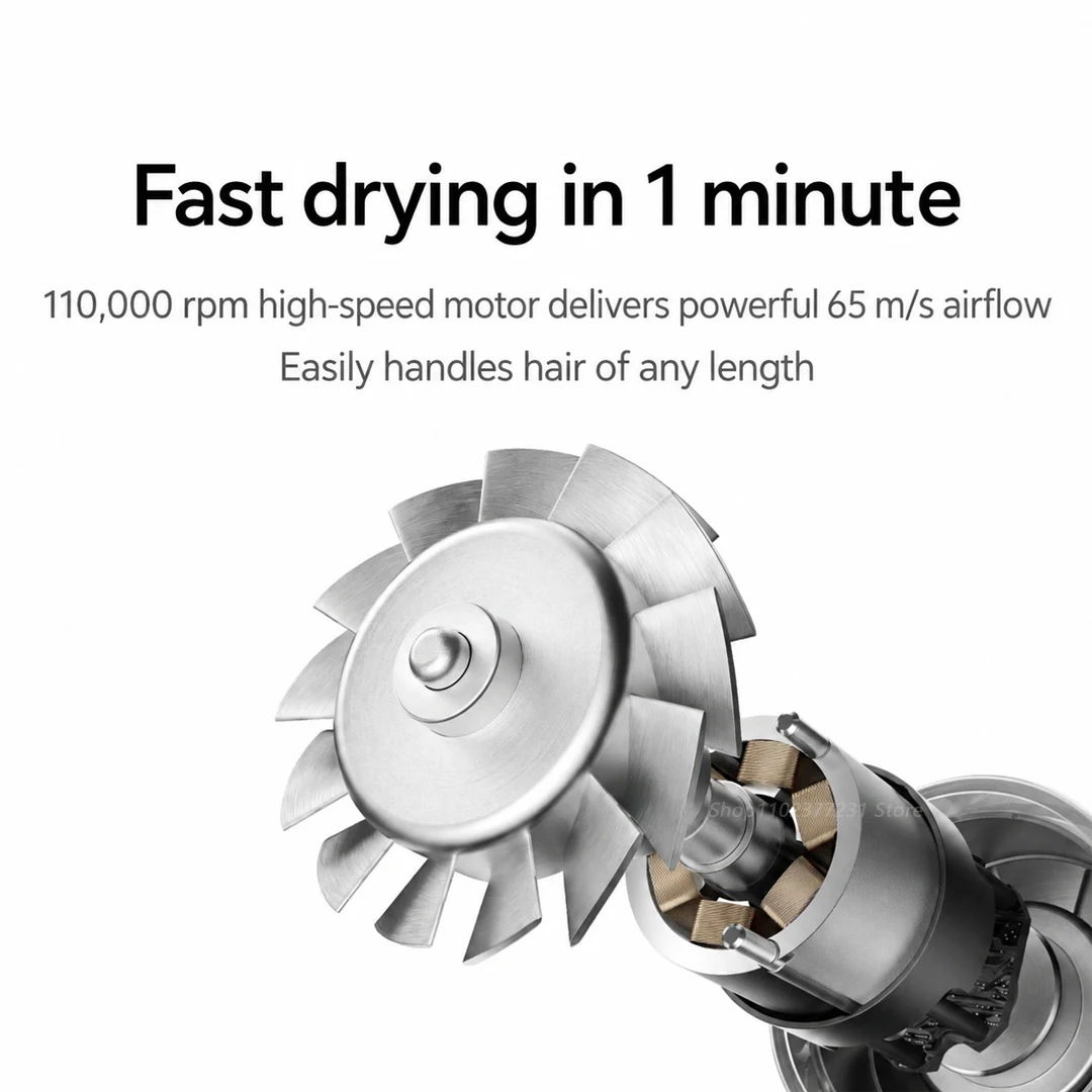Original NEW MIJIA High-Speed Water Ion Hair Dryer Nano Water Ion Negative Ion Fast Dry Low Noise Magnetic Air Nozzle 220V CN