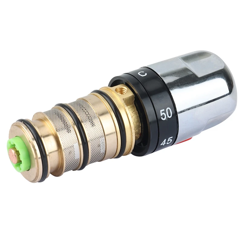 Brass Thermostatic Valve Temperature Control Ceramic Valve For Solar Water Heater Valve Parts Ceramic Mixer Tap Durable