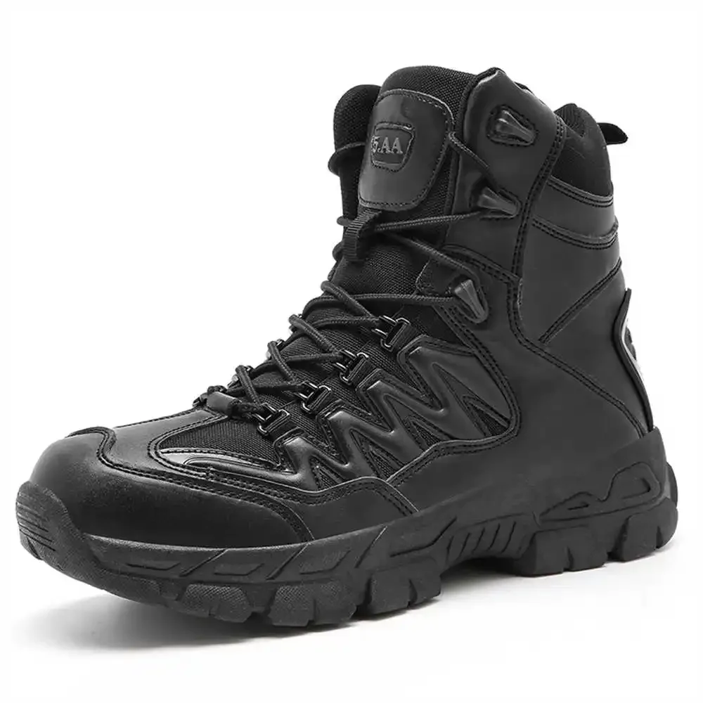 Piel de becerro 40-45 botas negras zapatos altos para hombre zapatos deportivos zapatillas de deporte para hombre en oferta Skor Out nueva clase Popular profesional rápida