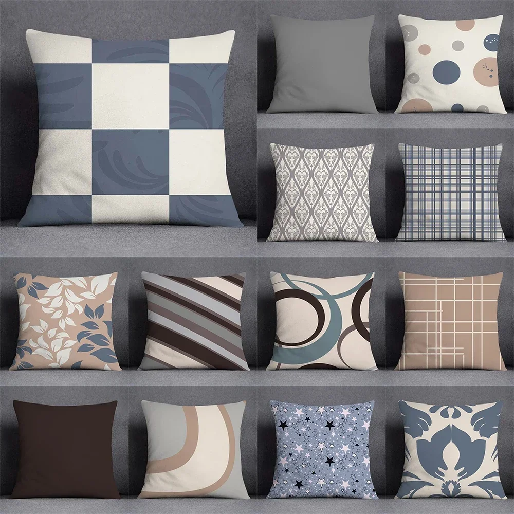 

Nordic geometric printed pattern square cushion cover for home living room sofa decoration throw pillow pillowcase 45 * 45cm