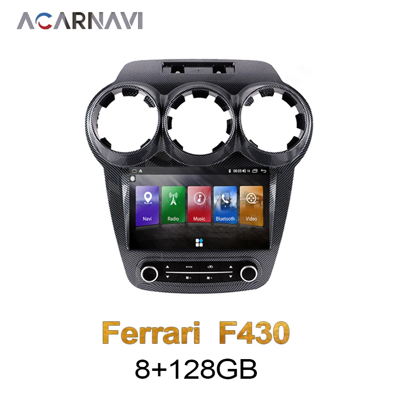 Android 12 128G Carplay Auto Car Radio For Ferrari F430 Car DVD Player Auto GPS Navigation Recorder