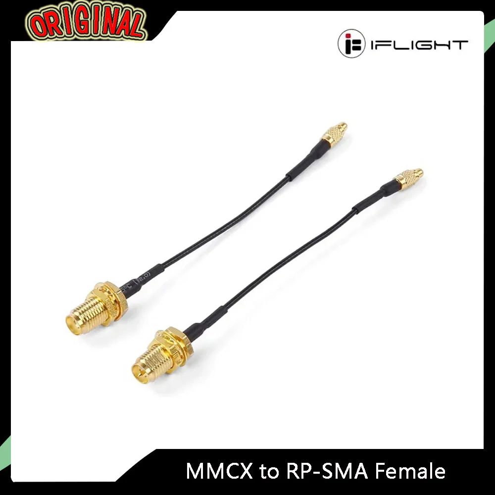 

IFlight 5,8G S.BUS RF-кабель — MMCX — RP-SMA, прямой (внутреннее отверстие/внутренняя игла), для передачи изображения гоночного дрона FPV