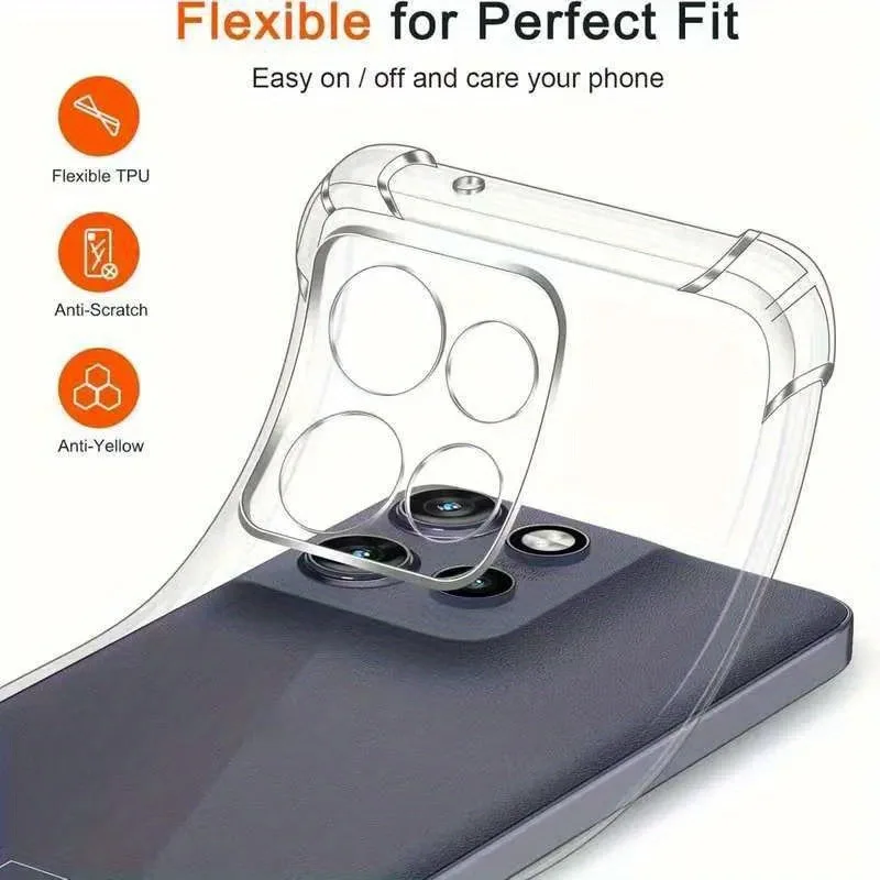 حافظة لهاتف موتورولا جي بلاي 2026 إيدج 70 60 50 فيوجن G100 G86 G56 غطاء حماية بأربعة زوايا ممتص للصدمات Coque Fundas #6