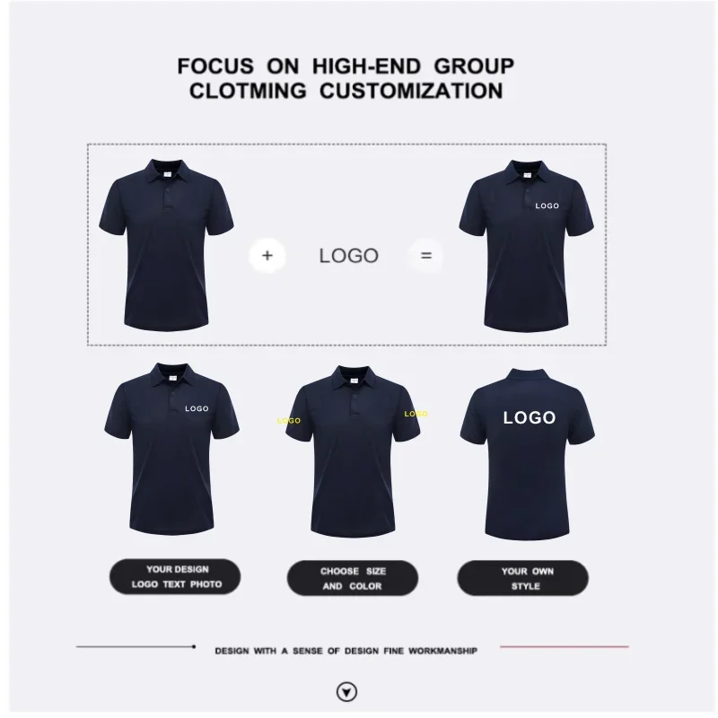 Casual Cheap Polo Shirt Breathable Short Sleeve Personal Company Group Logo Design Men and Women Custom Top Print Embroidery