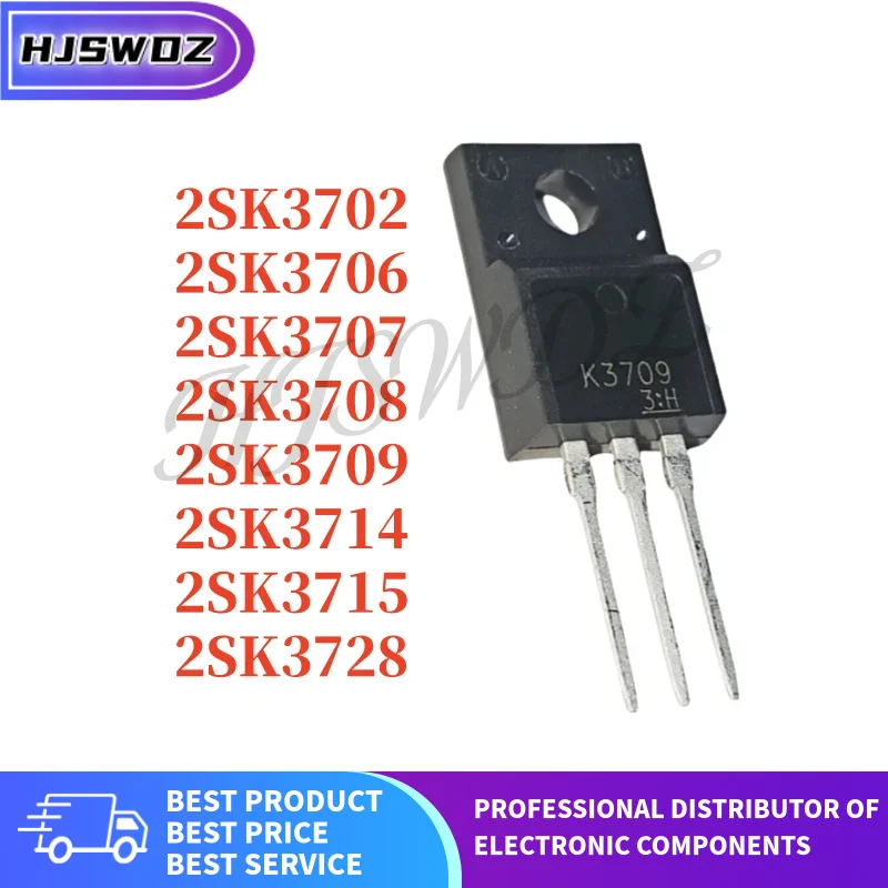 10PCS 2SK3702 2SK3707 2SK3706 2SK3708 2SK3714 2SK3709 2SK3715 2SK3728 K3702 K3706 K3707 K3708 K3709 K3714 K3715 K3728 TO-220F