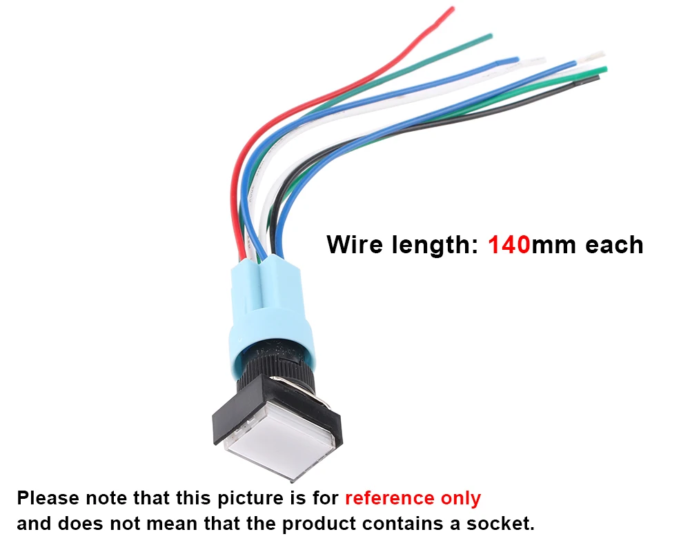 16MM 12V 24V 220V 1NO1NC Momentary No Latching Locking lamp Illuminuted Maintained Push Button Switches With Light NO LED