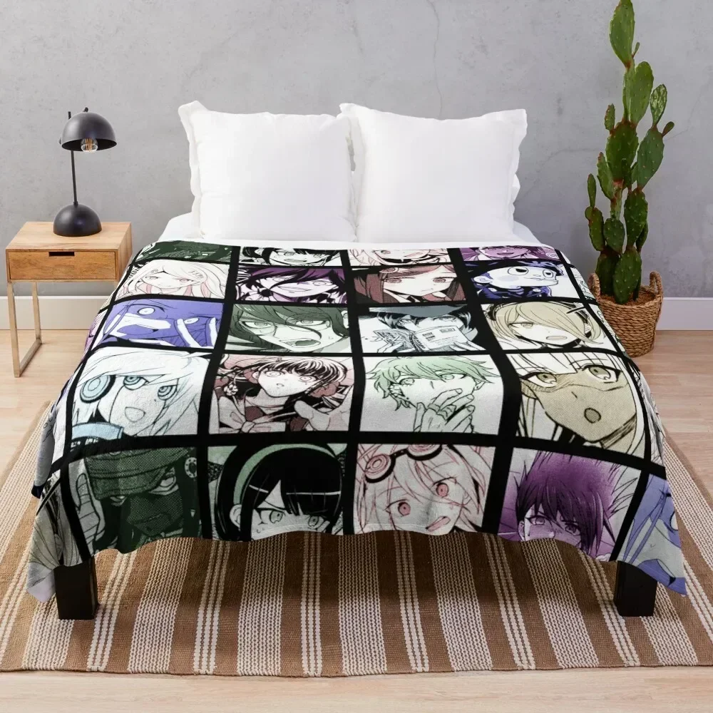 

DRV3 Manga Collection (Colored) Throw Blanket Ultra Plush Cozy Blanket for Napping Sleeping