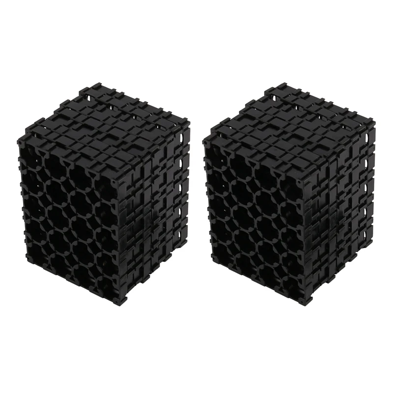 Heißer 20PC 18650 Batterie 4X5 Zelle Spacer Strahlende Shell Kunststoff Halter Halterung 18,4 Mm