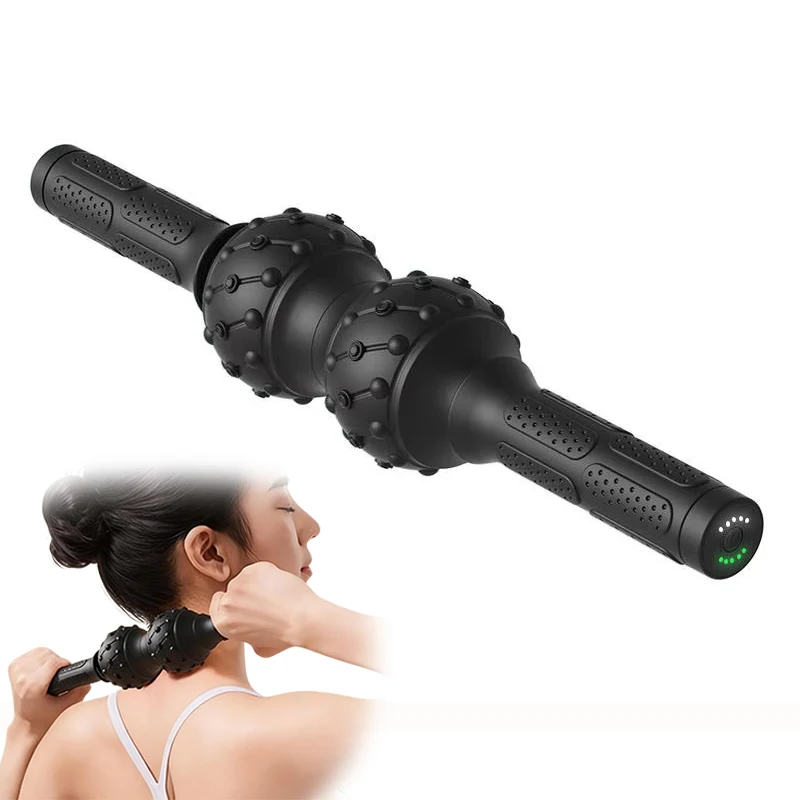 

Электрический ролик для массажа мышц, перезаряжаемая вибрационная терапия для облегчения боли, лимфодренаж, портативный массажер для тела, домашний