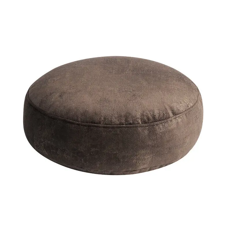 Unstuffed Round Floor Seat Cushion Cover Pouf Futon Cover DIY Handmade Footstool Chair Seat Cushion cover No Filling