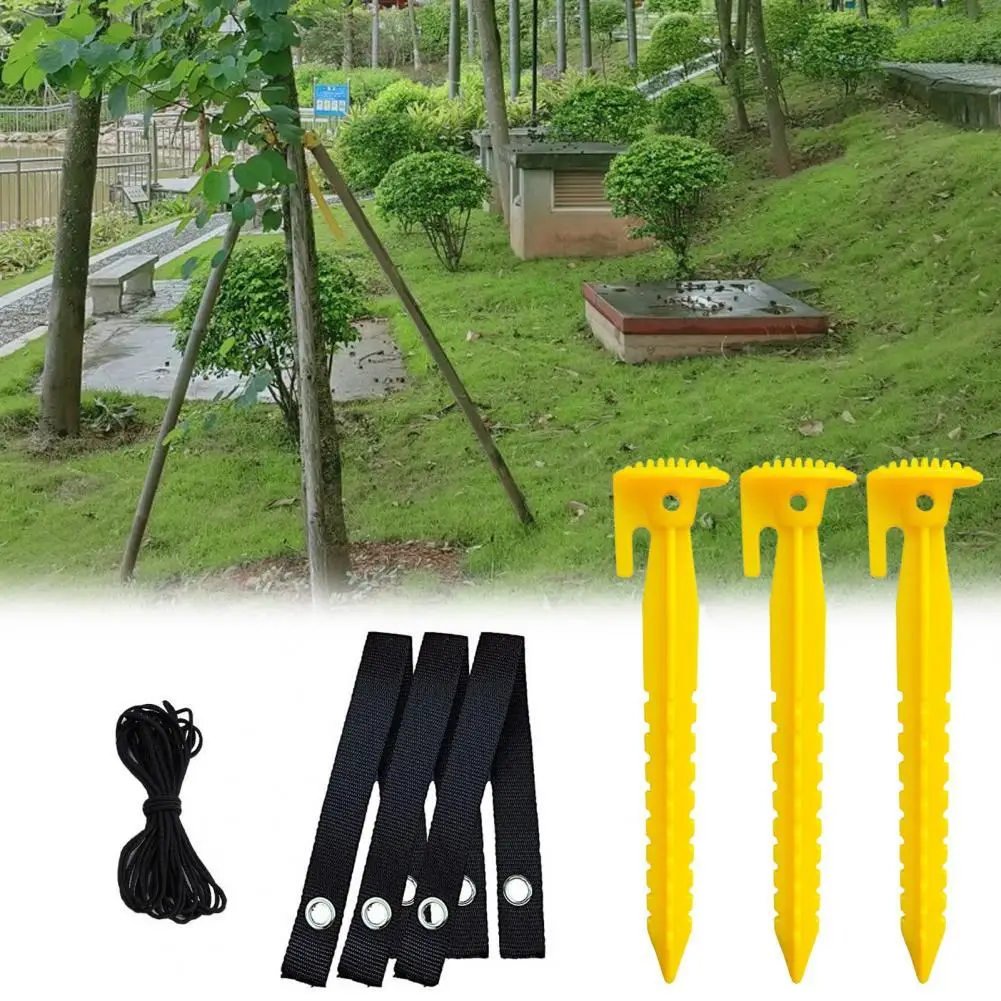 1 Set Protective Garden Anchors Kit  Load Bearing Plastic Plant Support Anchors  Keep Tree Upright Plant Support Anchors