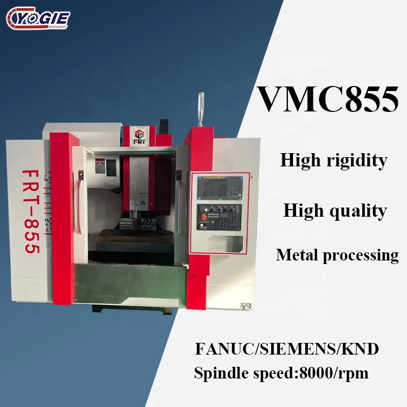 FANUC Controller In Stock Vmc855 8000Rpm 3 Axis CNC Vertical Hining Centre