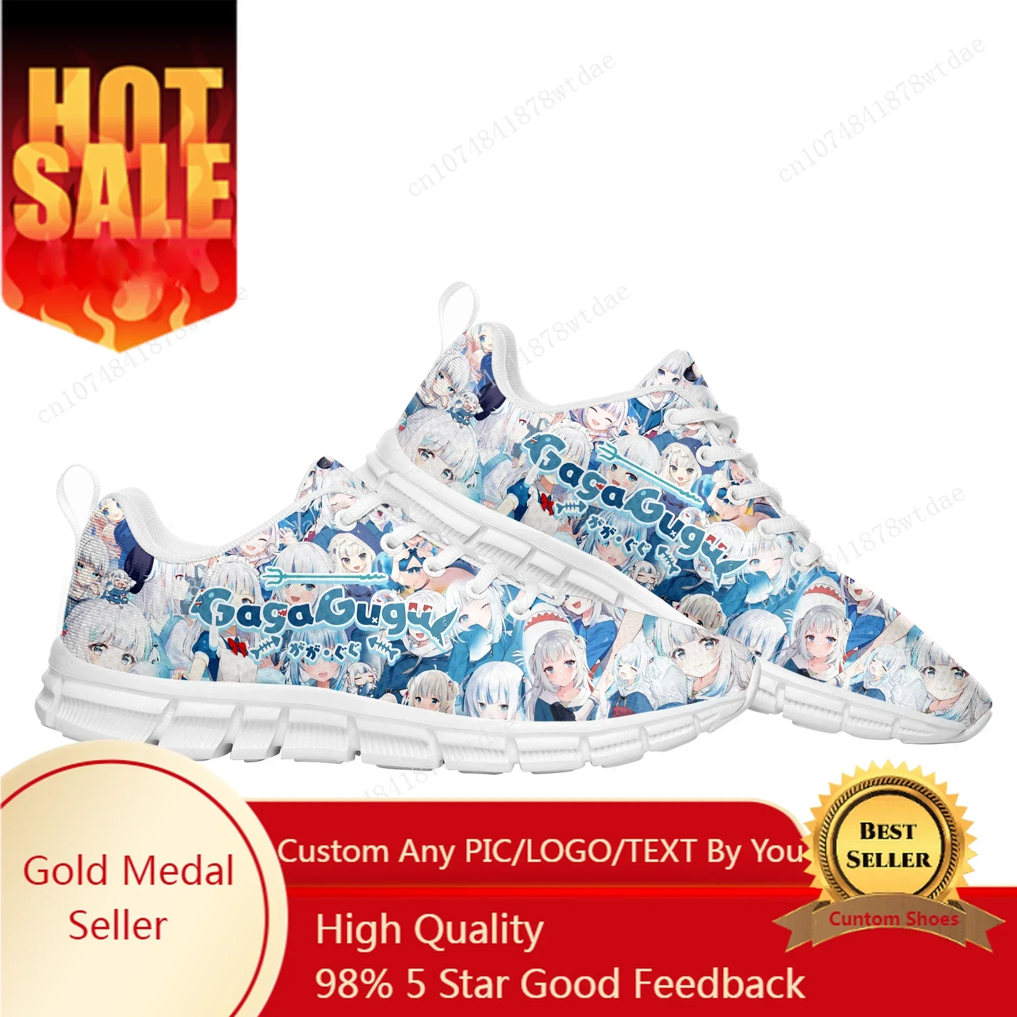 

Gauru Gura Sports Shoes Mens Womens Comfortable Sneakers Fashion High Quality Manga Comics Sneaker Custom Shoe