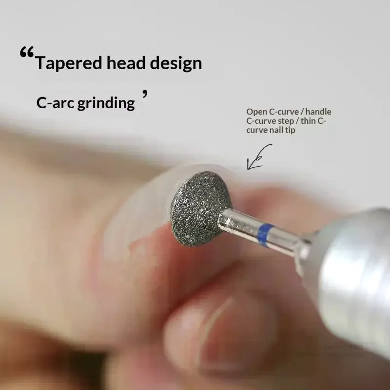 Nail Drill Grinding Bit Files Rhombus Shape Nail Polish Removal Professional Dead Skin Manicure Tools Pedicure Tool #4
