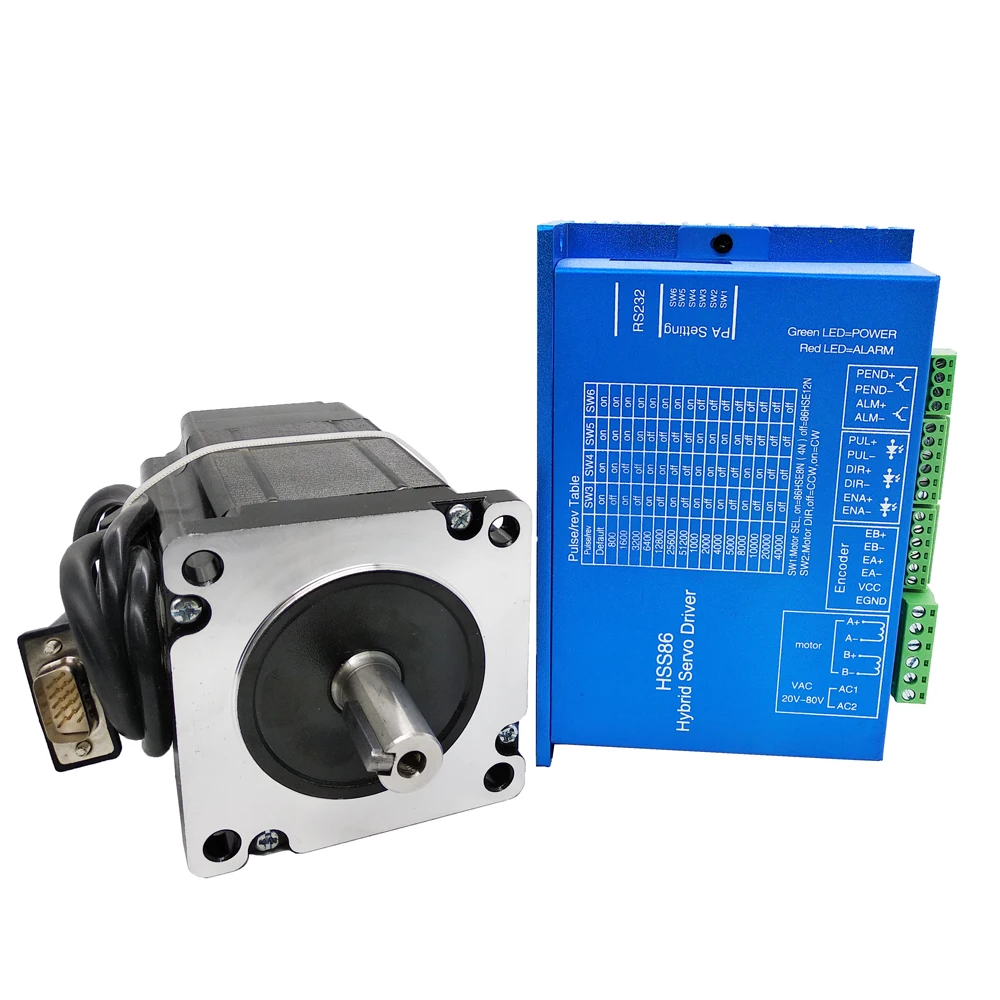 

NEMA 34 High Torque 8.5N.m Holding Torque High Speed Stepper Motor With Encoder