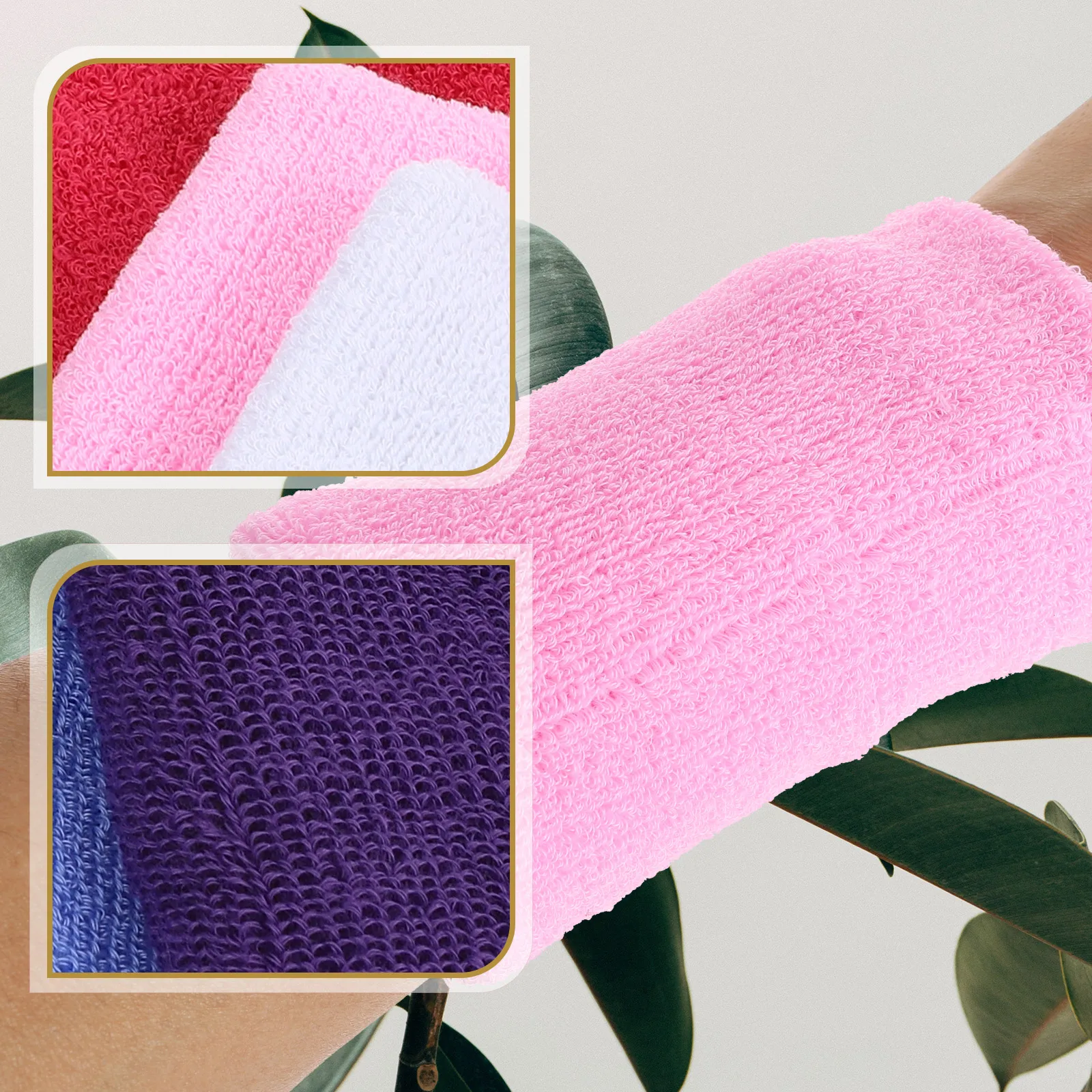 

12Pcs Stylish Wrist Sleeves High-End Material Wristbands for Gym and Running Sports Wrist Protectors Fitness Wristbands