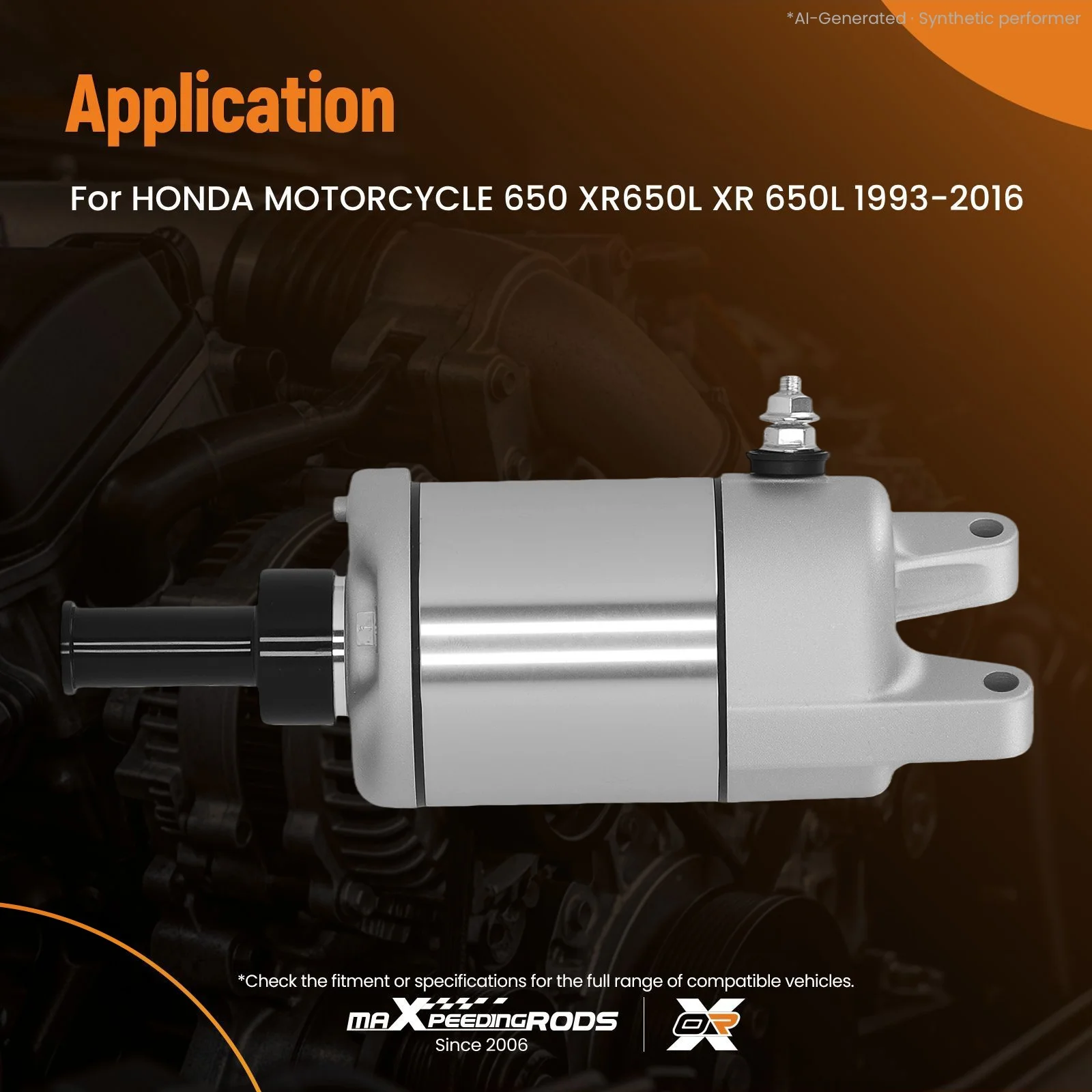 Starter Motor for Honda XR650L XR 650L 1993-2016 31200-MN9-013 12V CCW 10T