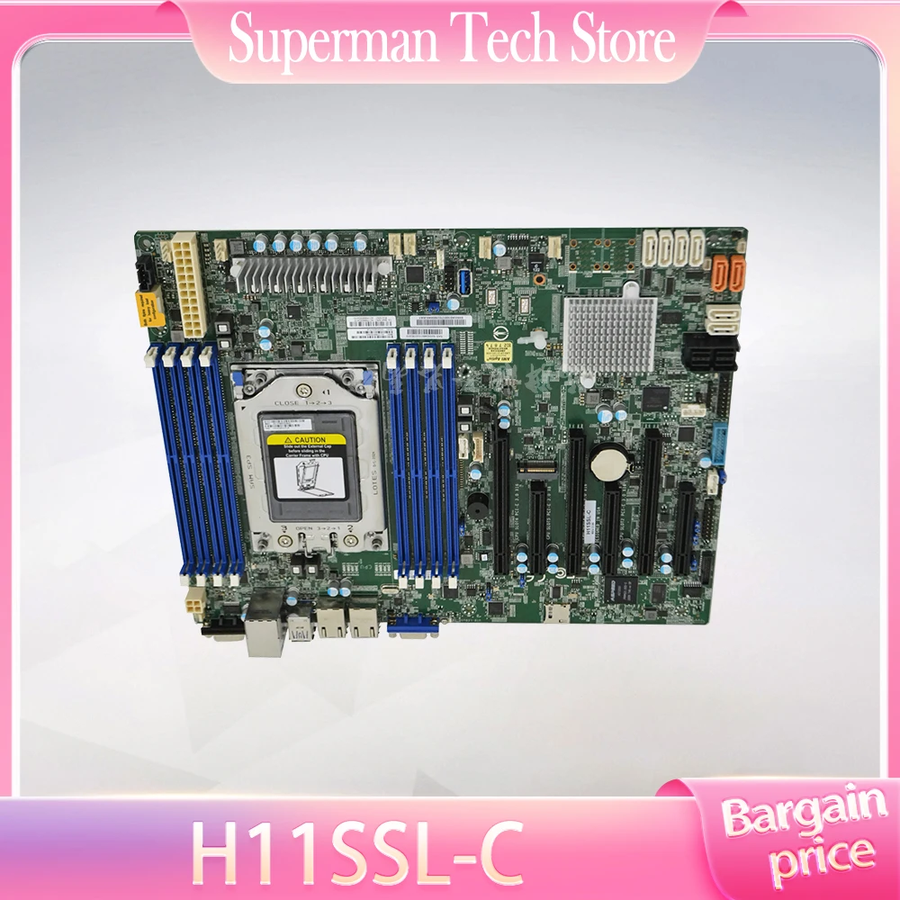 For Supermicro H11SSL-C server motherboard supports AMD EPYC Xiao7001/7002 single 64 core