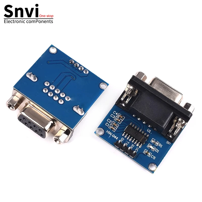 MAX3232 RS232 to TTL Serial Port Converter Module DB9 Connector MAX232 For Arduino