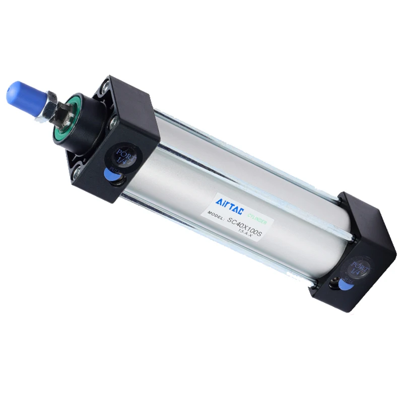 Air Pneumatic Cylinder AIRTAC SC32/40/50/63/80/100/125/160X25-1000mm Stroke Standard Small Large Thrust Rod Piston