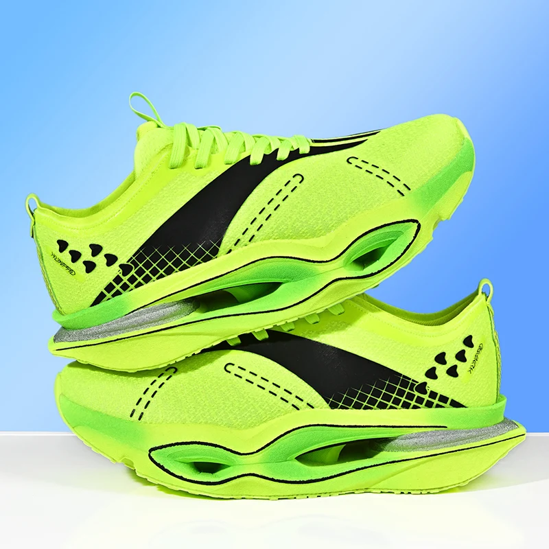 

Carbon Plate Air Cushion Men Sports Running Shoes Marathon Breathable Lightweight Women's Comfortable Athletic Nonskid Sneakers