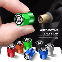 Aluminum Alloy Car Wheel Tire Valve Caps Dust Accessories For Jaguar XF XJ XFR XKR S-Type F-Type X-Type F-Pace I-Pace