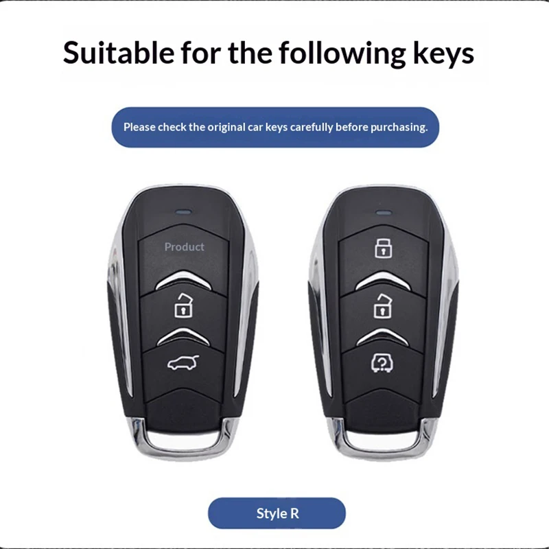 DFSK 600 Fengon 580 Evolute i-Space i-Pro Landian E5 Keychain Zinc Alloy Leather Car Key Case Car Accessories