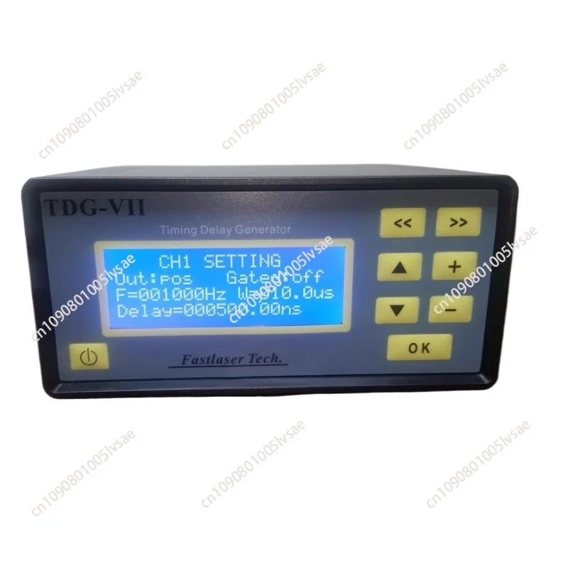 High Precision Digital Signal Delay Device TTL Signal Generator Counter 7 Channels Can Be Remotely Controlled