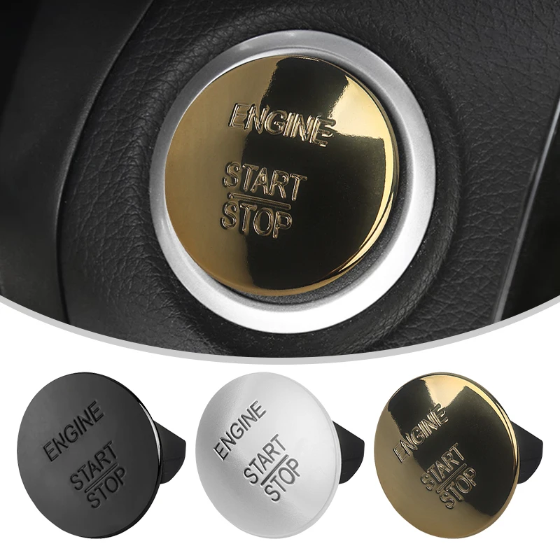 

Кнопка запуска и остановки двигателя с одной кнопкой, переключатель зажигания без ключа, крышка переключателя для Mercedes Benz C E GLC Серии W166 W204 W205 W221