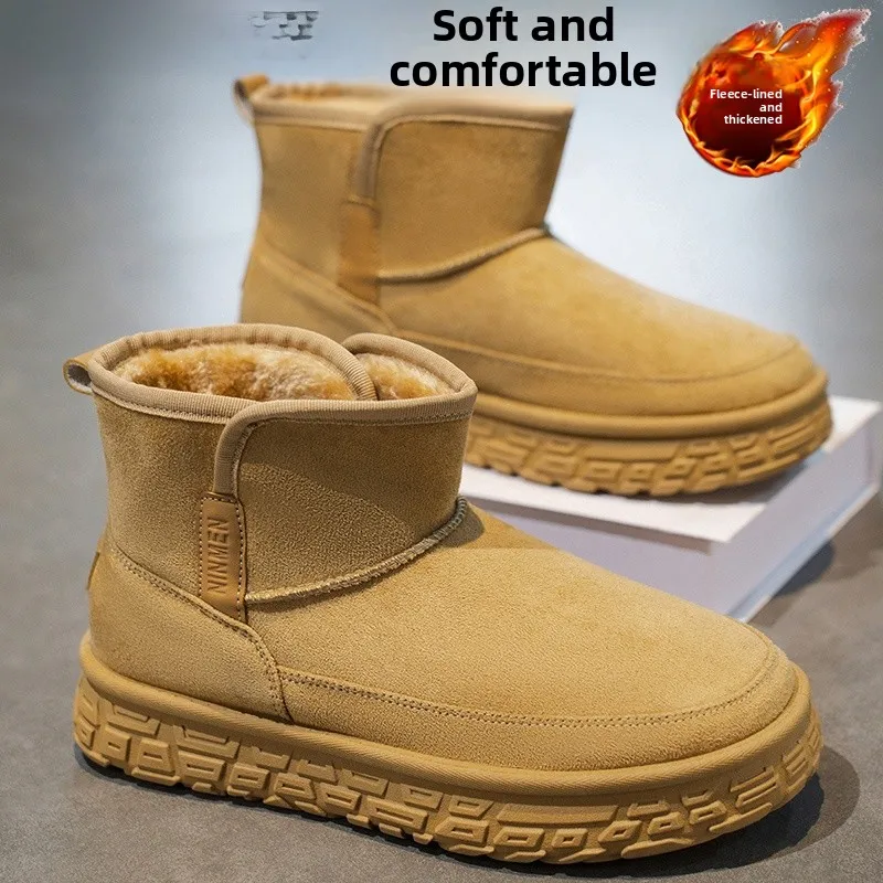 bottes-d'hiver-a-semelle-epaisse-et-doublure-en-polaire-style-tendance-pour-hommes-en-cuir-et-fourrure-integres-chaudes-antiderapantes-et-resistantes-a-l'usure