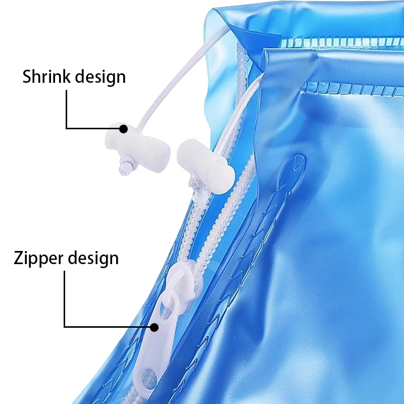 1 Pair Waterproof Shoe Covers Rain Shoe Covers Transparent Reusable Non Slip Shoe Cover for Outdoor Women and Men New