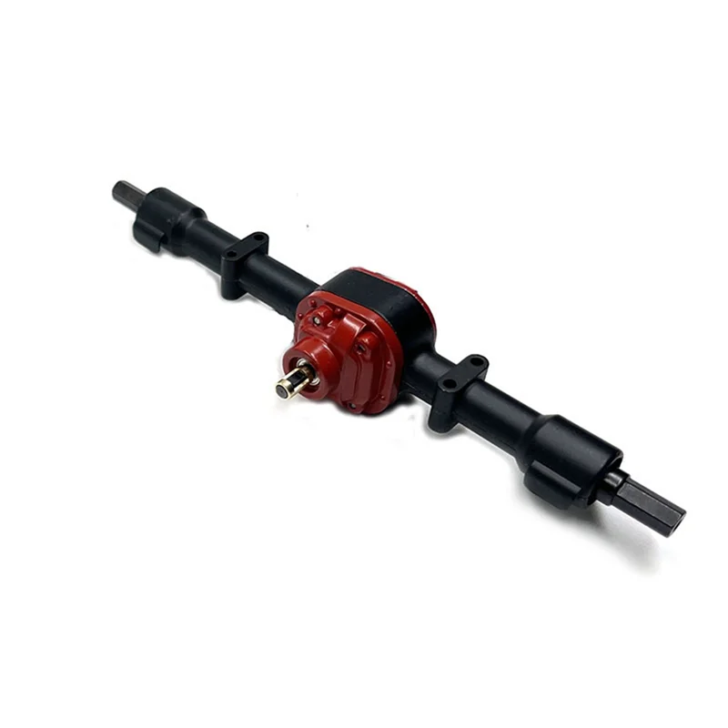 MN78 Metal Front and Rear Axle with 3mm to 4mm Shaft Sleeve for MN78 MN-78 MN 78 1/12 RC Car Upgrade Parts,Black