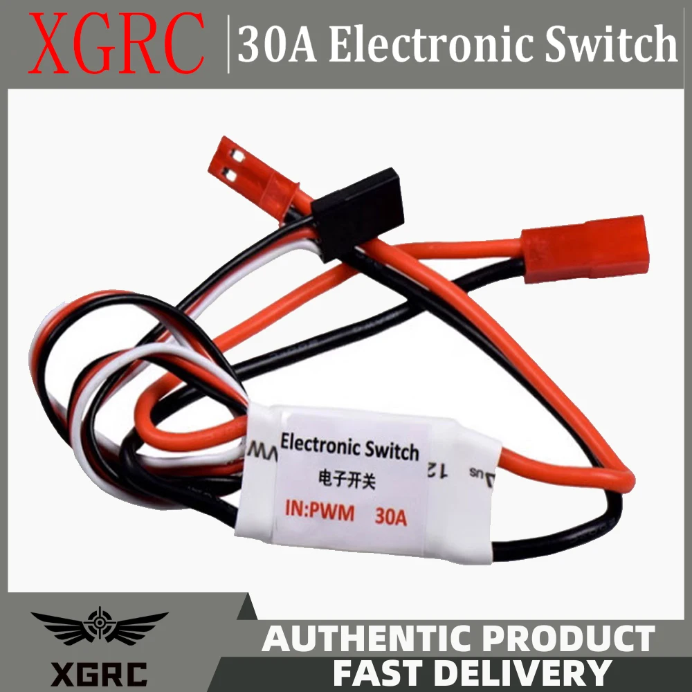 30A Electronic Switch Power 3.7V-27V Remote Control Aviation Model Pump Switch Receiver