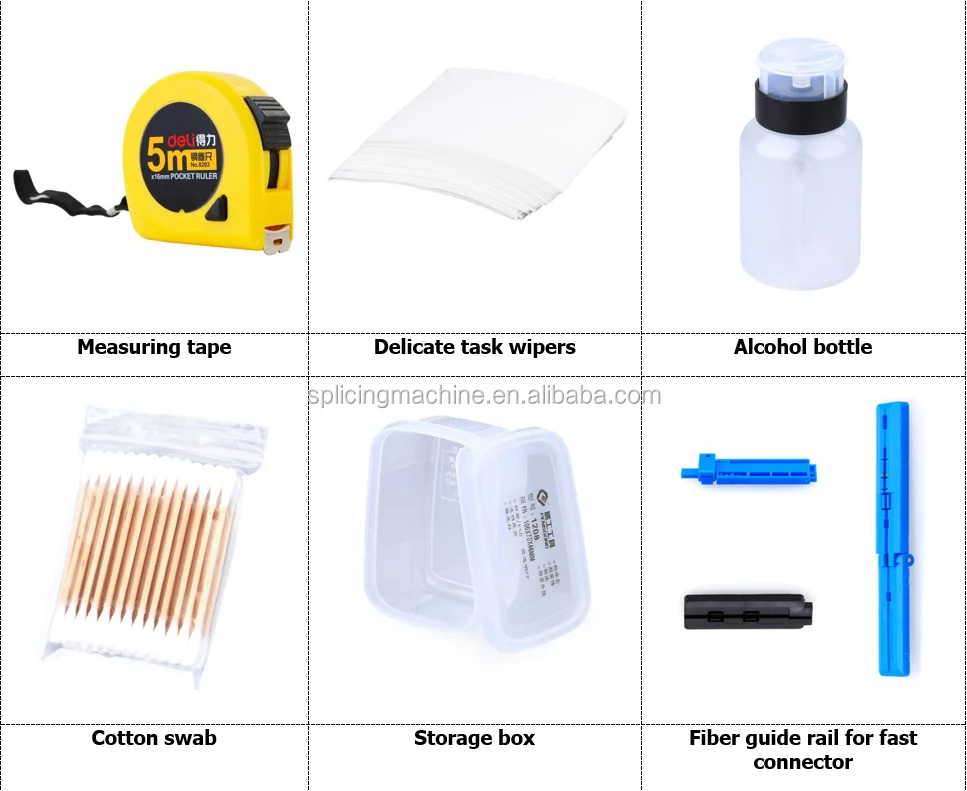 FTTH Termination Tool Kit strumenti di assemblaggio in fibra ottica Set di strumenti di giunzione HSV-202 strumenti ftth