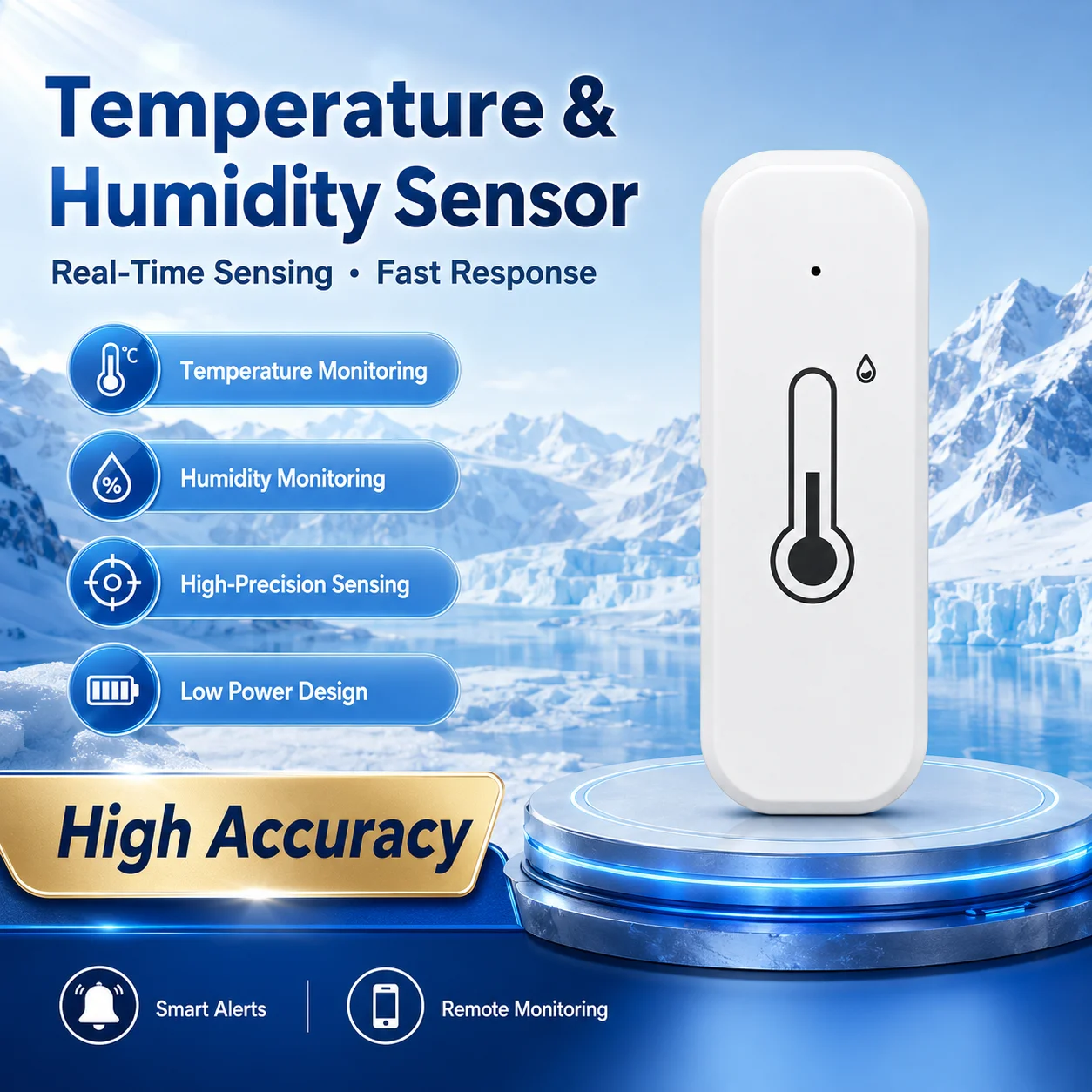 Capteur de température et d'humidité intelligent Tuya WiFi Bluetooth pour la maison, surveillance en temps réel sans fil, compatible avec Alexa Google