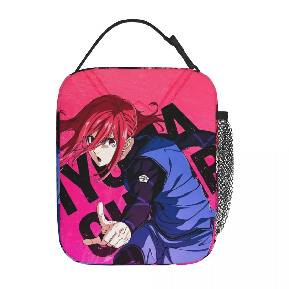 Blue Lock Soccer Anime Insulated Lunch Bag Thermal Bag  Meal Container High Capacity Tote Lunch Box Food Storage Bags