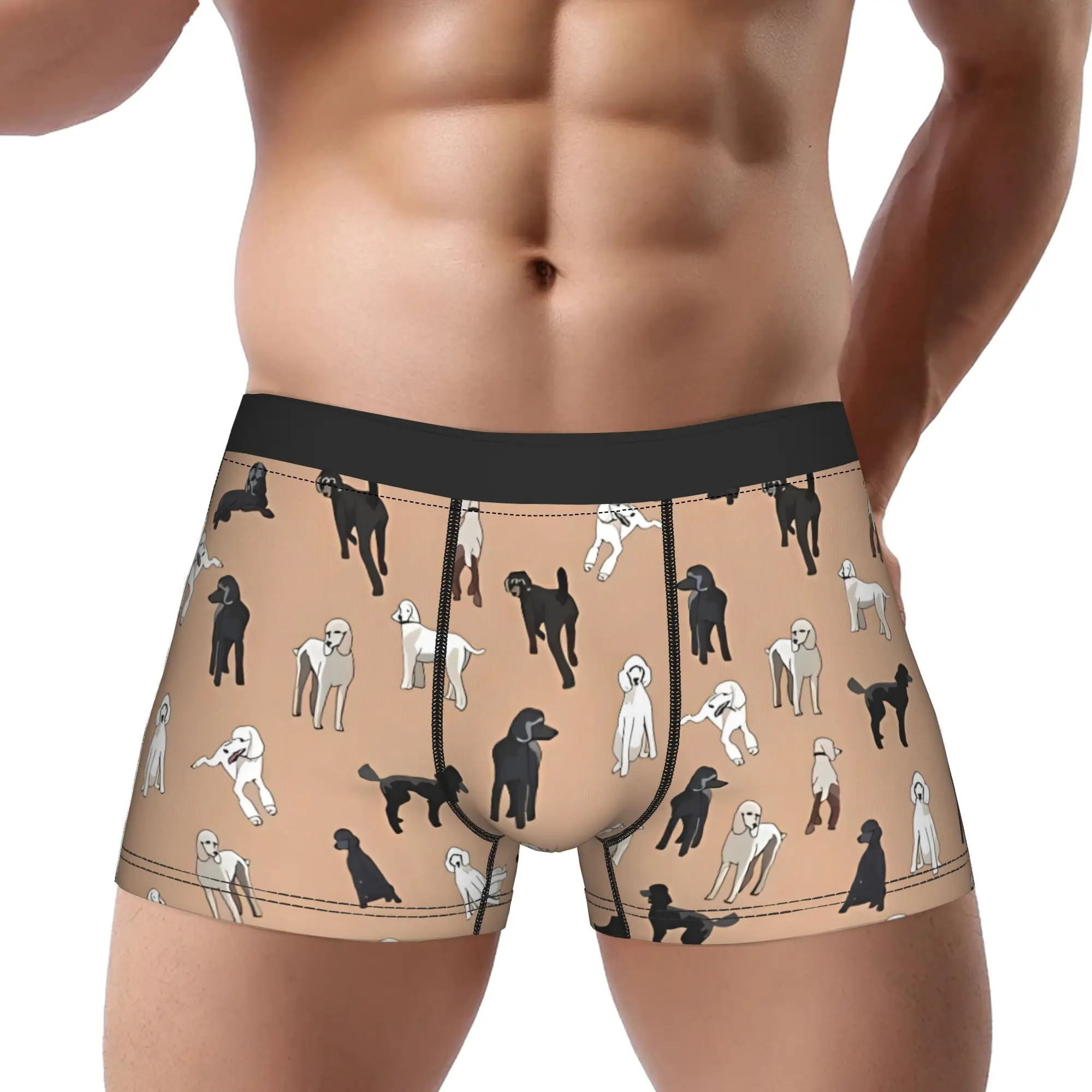 

Oodles Of Poodles Underwear Man Polyester Boxer Briefs Underpants Printed