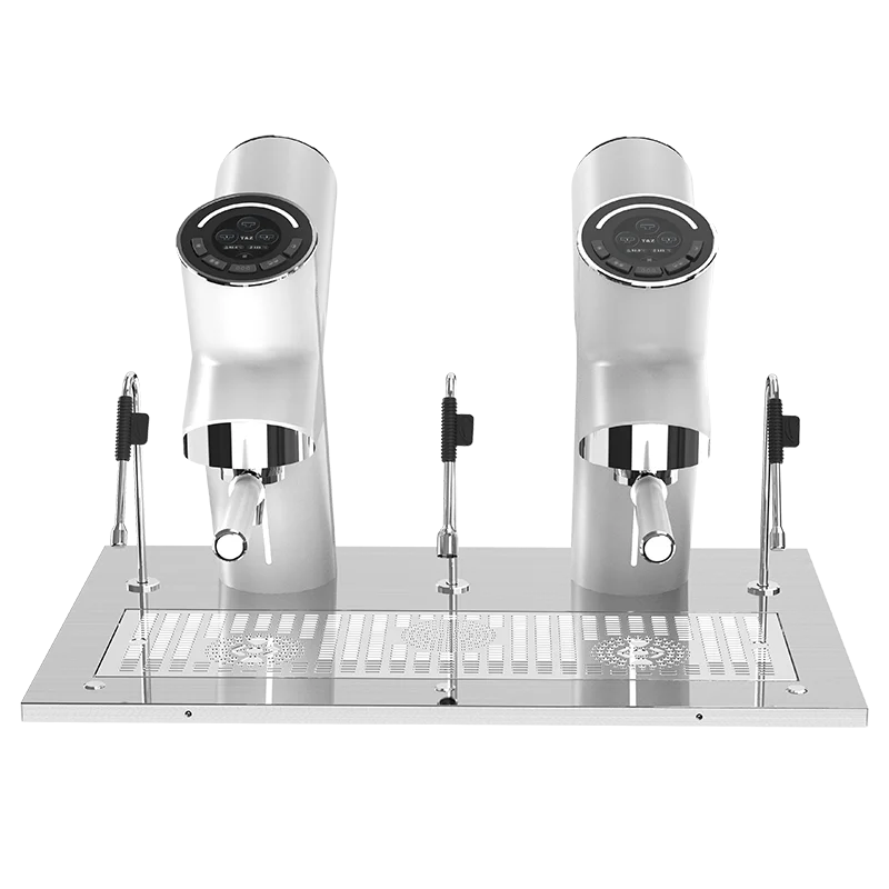 Professional Italian Espresso Machine Programmable Stainless Steel 9 Bar Coffee Maker Big Touch Screen Coffee Making Equipment